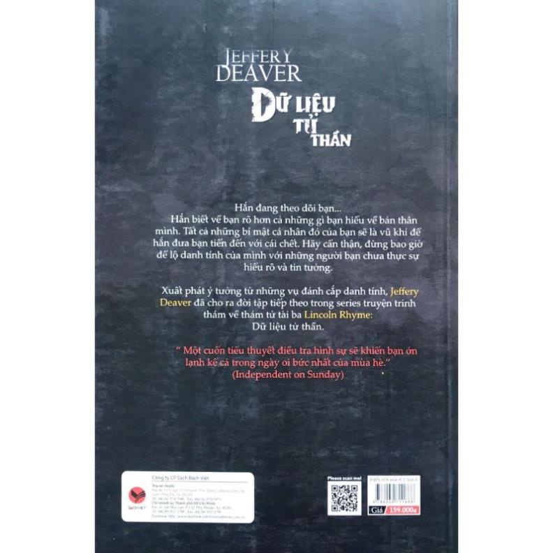 Sách - Dữ Liệu Tử Thần - Jeffery Deaver - Bách Việt