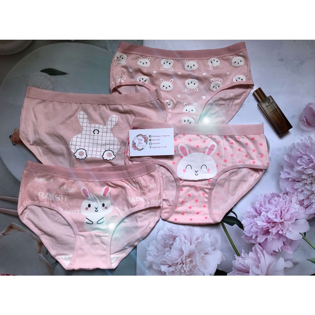 Quần lót nữ ⚠️Mã AT47 / CHE TÊN SẢN PHẨM ⚠️ Combo 5 Quần lót mềm mịn chất liệu cotton, thấm hút, co giãn 4 chiều