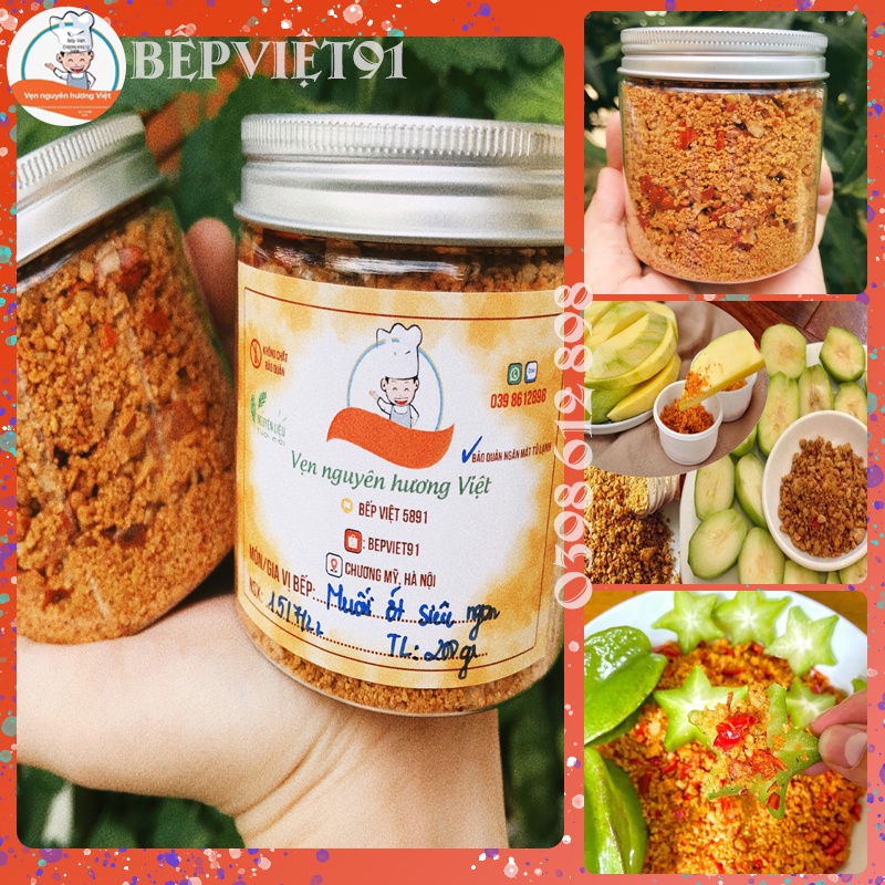 Muối ớt cay siêu ngon chấm món mình yêu