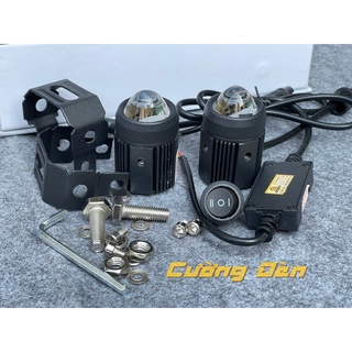 Đèn trợ sáng mini 2 chế độ vàng / trắng siêu sáng
