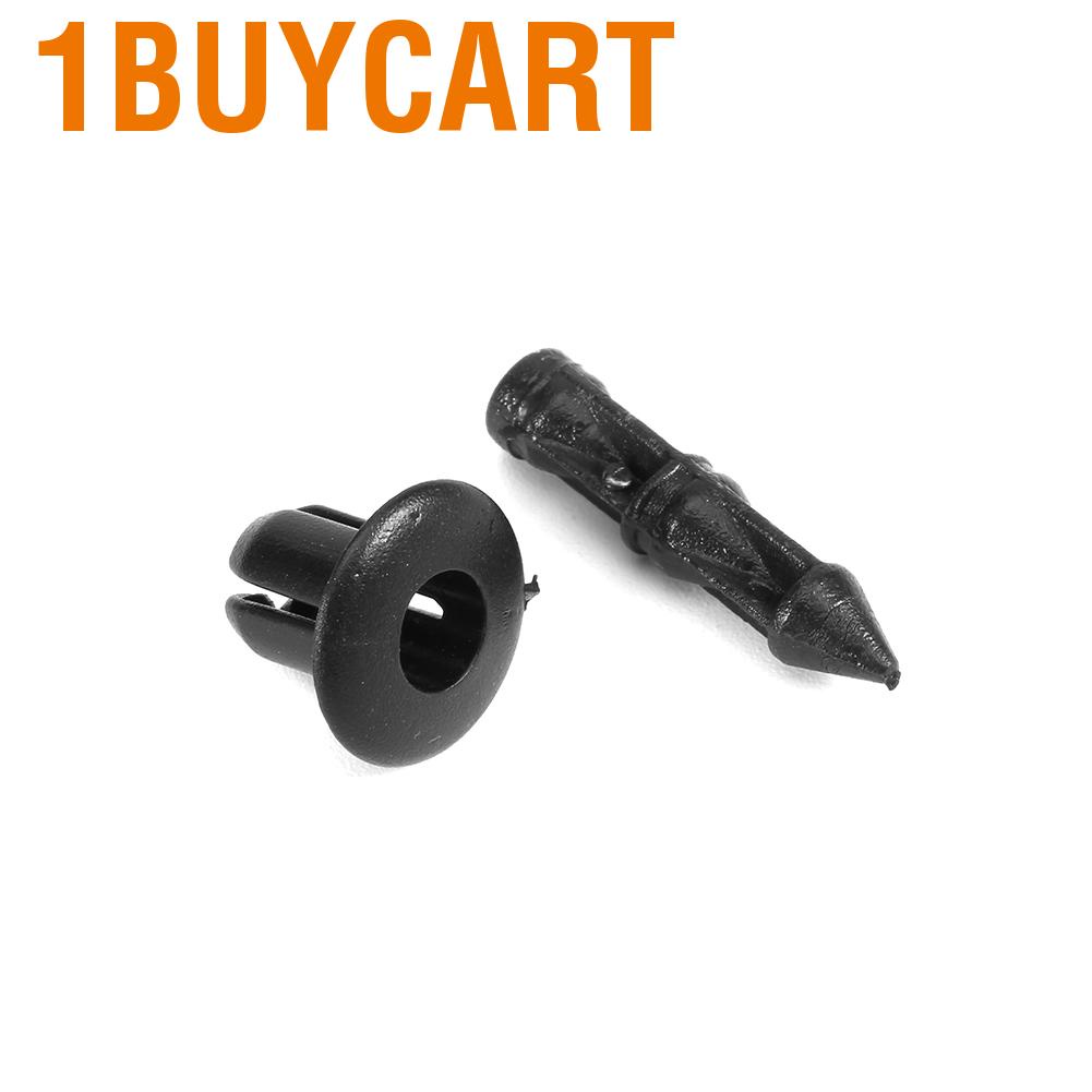 Set 100 đinh tán 6mm bằng nhựa cho xe máy Honda Yamaha Suzuki