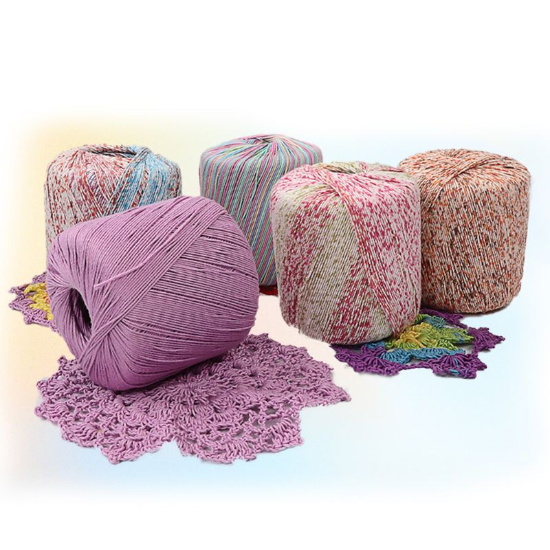Cc 1 Bundle 10 Strands Acrylic Hand Knitting Yarn Lace Crochet Thread Cord Sewing