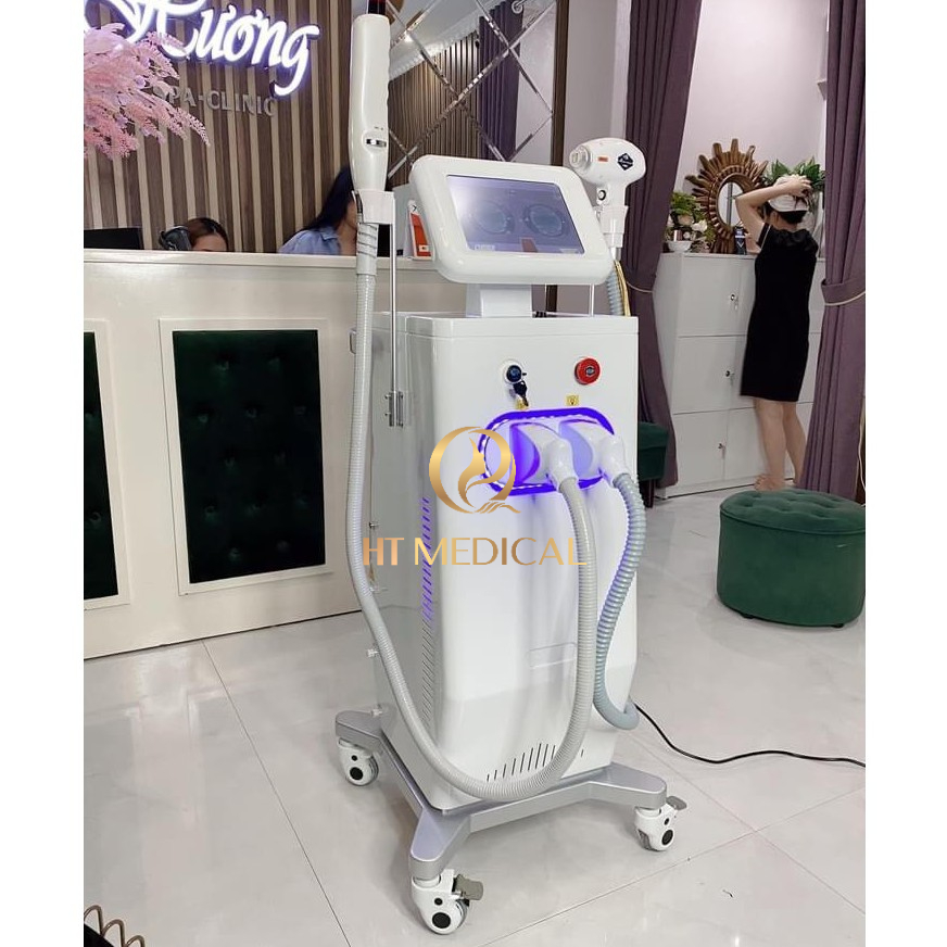 Máy Triệt Lông Diode Laser 808 2in1 Xóa Xăm 2021 / Bảo hành 12 tháng