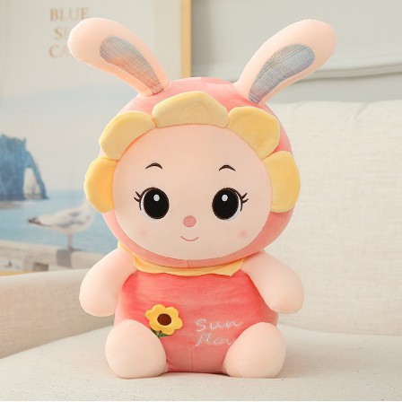Gấu Bông Thỏ Hoa Cúc Siêu Dễ Thương - Hàng Cao Cấp - Chất Liệu Thân THiện Ngay Cả Với Làn Da Trẻ Nhỏ