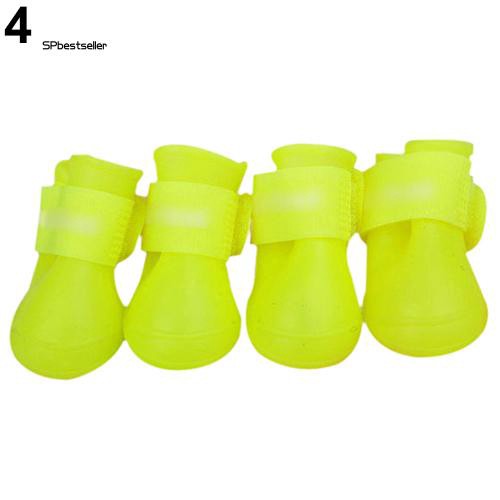 Giày bốt cao su chống thấm nước dành cho thú cưng sáng tạo đáng yêu