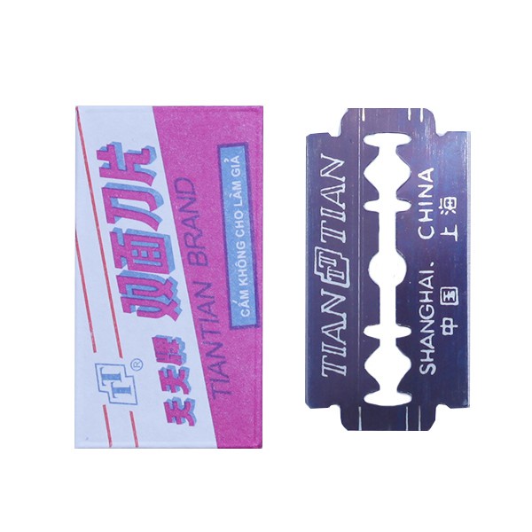 Hộp Dao lam đen ( lưỡi lam tím) 10 cái