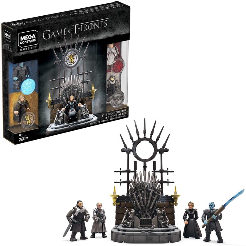 Bộ xếp hình Mega Bloks Construx Game of Thrones: The Iron Throne Ngai sắt (GKM68)