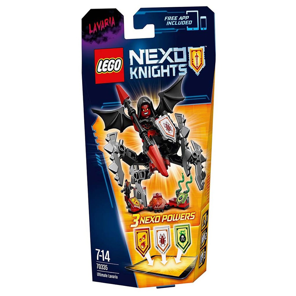 (Chính hãng) Mô Hình LEGO Nexo Knights - Quỷ Nham Thạch 70335 (69 Mảnh Ghép)