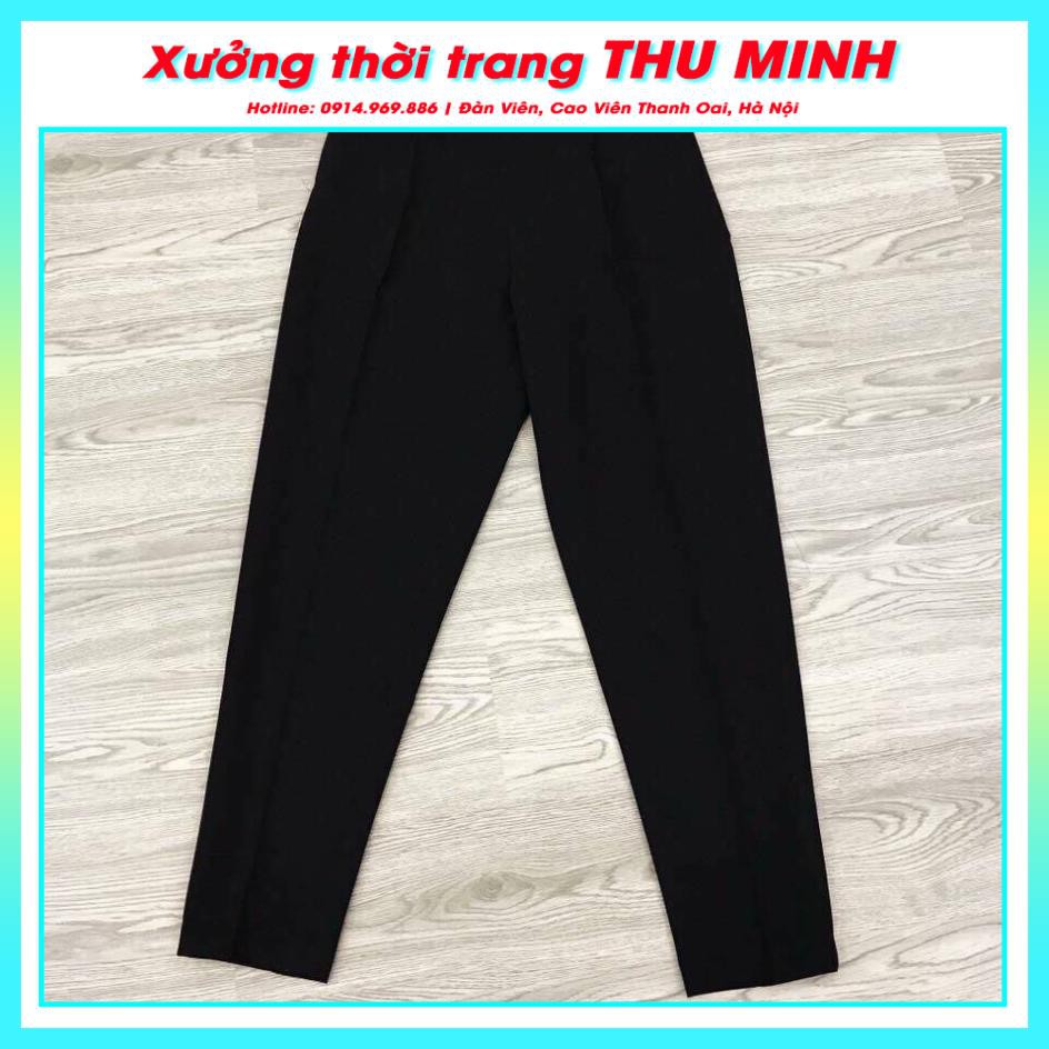 Quần Baggy Tây size lớn cạp chun sau co dãn thoải mái B35 Q2D04 | BigBuy360 - bigbuy360.vn
