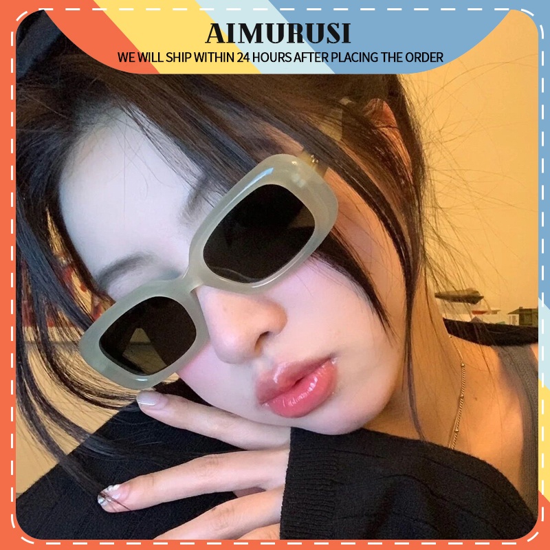 (AIMURUSI) COD Kính Mát Chống Tia Uv Gọng Nhỏ Thời Trang Cho Nam Nữ