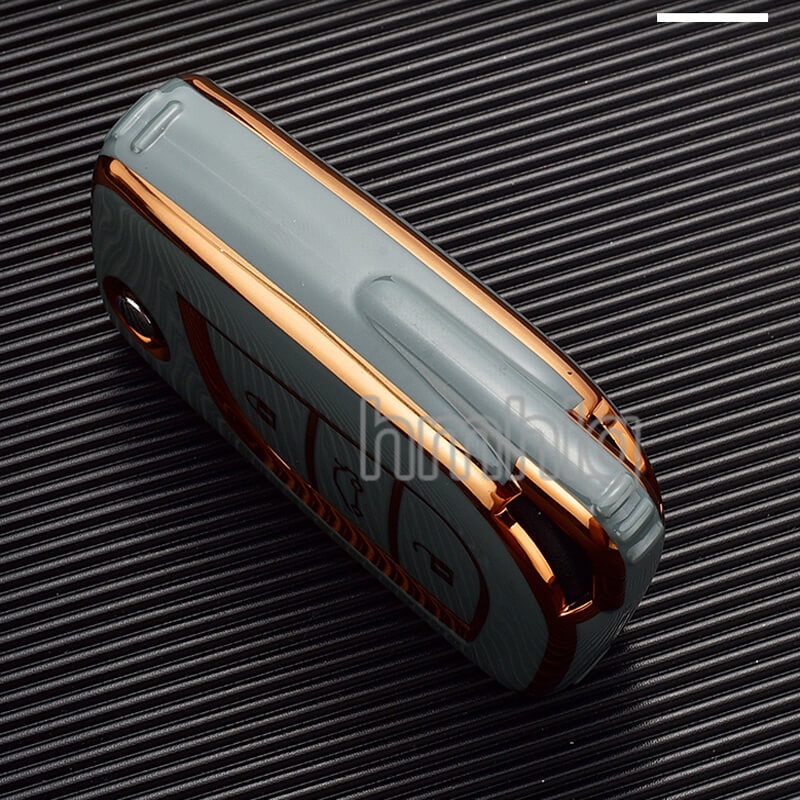 Ốp Bảo Vệ Chìa Khóa Xe Hơi Bằng TPU Mạ Viền Sang Trọng Cho Toyota Innova Revo Fortuner Altis Hilux