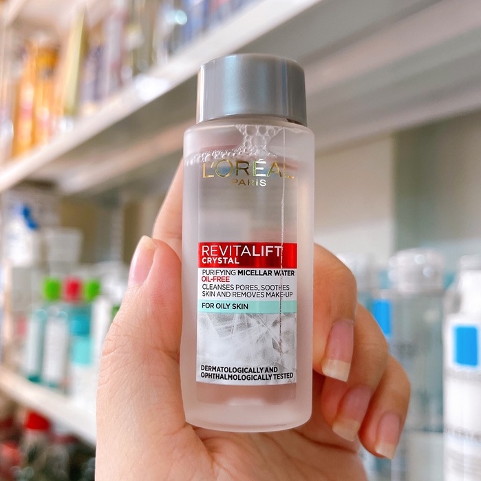 L'oreal Nước Tẩy Trang Kiềm Dầu Cho Làn Da Sáng Mịn L'Oréal Paris Revitalift Crystal Purifying 30ml