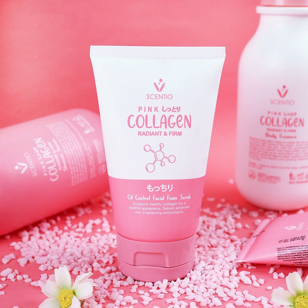 01 Tuýp Sữa Rửa Mặt Kiểm Soát Nhờn/ Trắng Da Scentio Pink Thái Lan 100ml