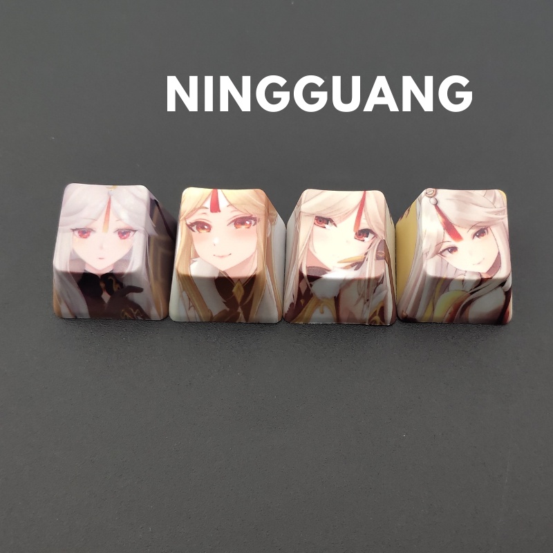 Bộ 4 Nút Bàn Phím Cơ OEM R4 In Hình Anime