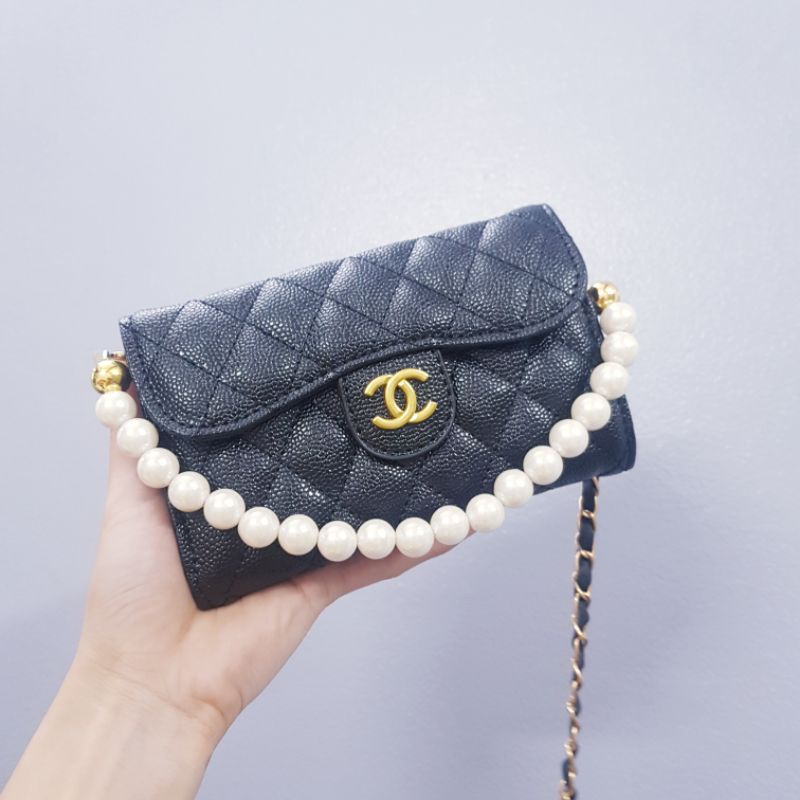 [Bán Sỉ] Ví Nữ X Phối Dây NGỌC - Size 18 - Loại 1 - Có Dây Đeo Chéo - Hình Thật