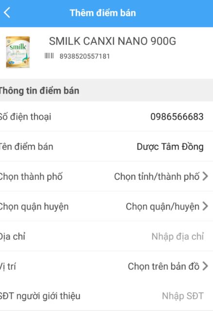 Smilk Canxi nano 900gr