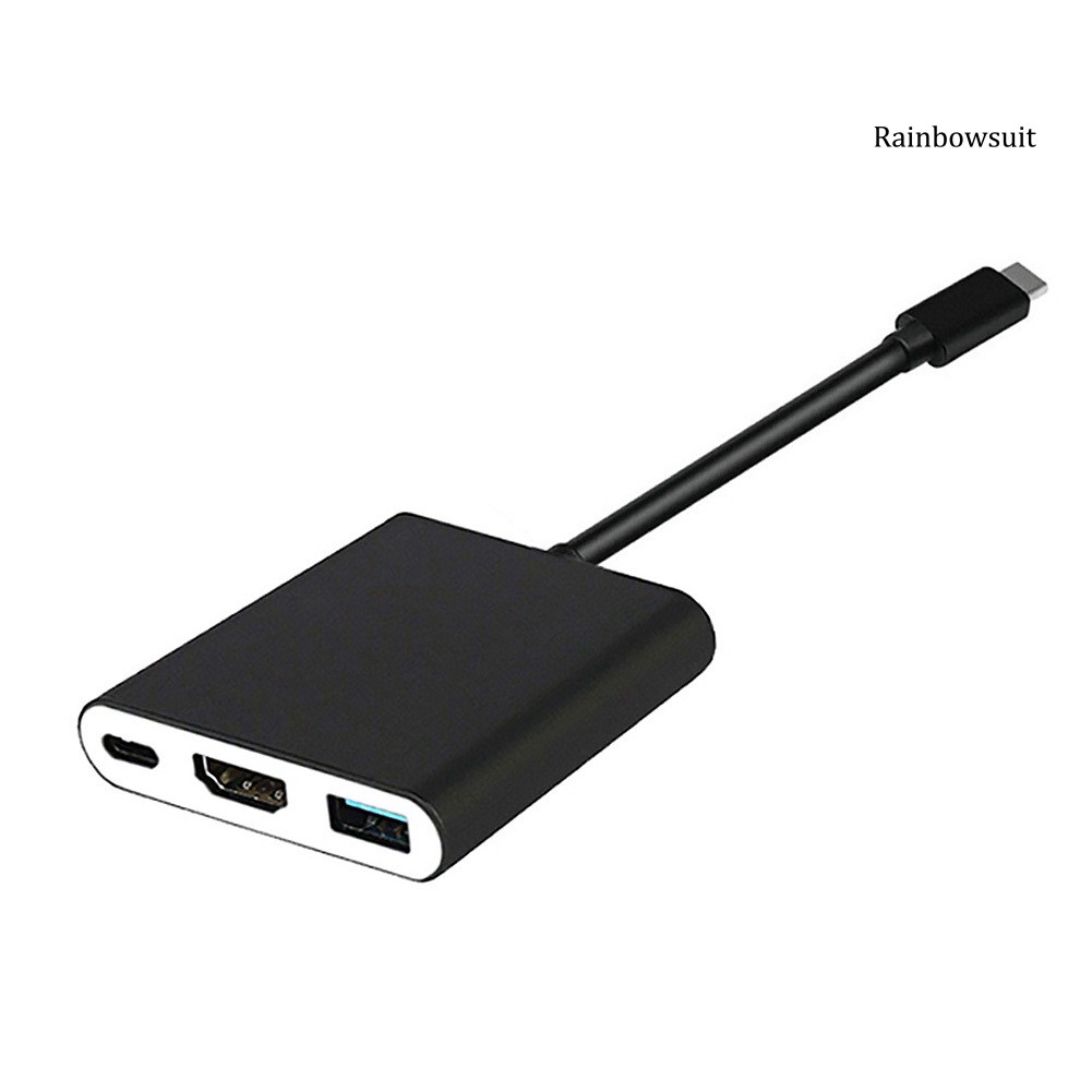 Cáp Chuyển Đổi 3 Trong 1 4k 1080p Type C Sang Hdmi Usb C Cho Macbook