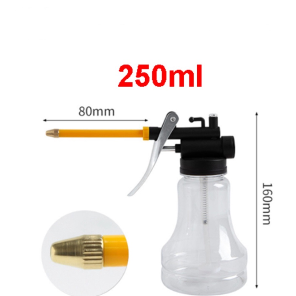 Bình Bơm Xịt Dầu Nhớt Trong Suốt 250Ml Áp Suất Mạnh