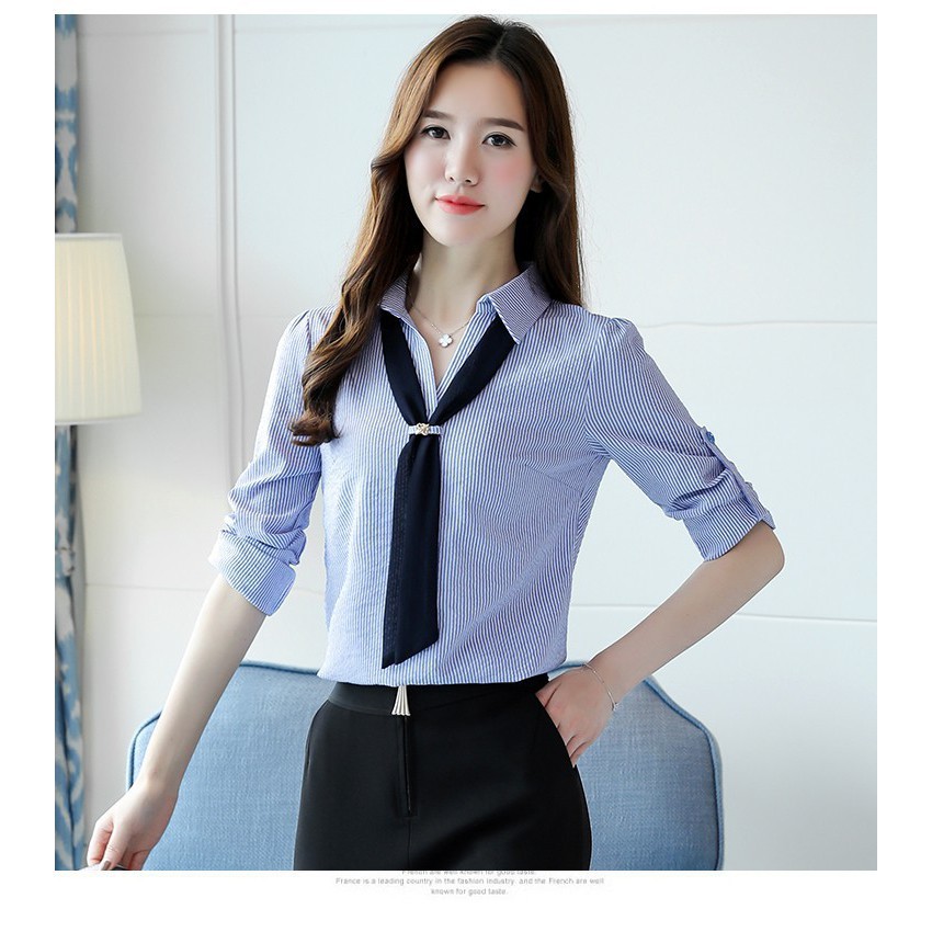Áo sơ nữ thiết kế đẹp 👄FREESHIP👄 Giảm ngay 50k khi nhập [THOITRANGNU] Thời Trang Nữ Công Sở Thiết Kế Cao Cấp | BigBuy360 - bigbuy360.vn