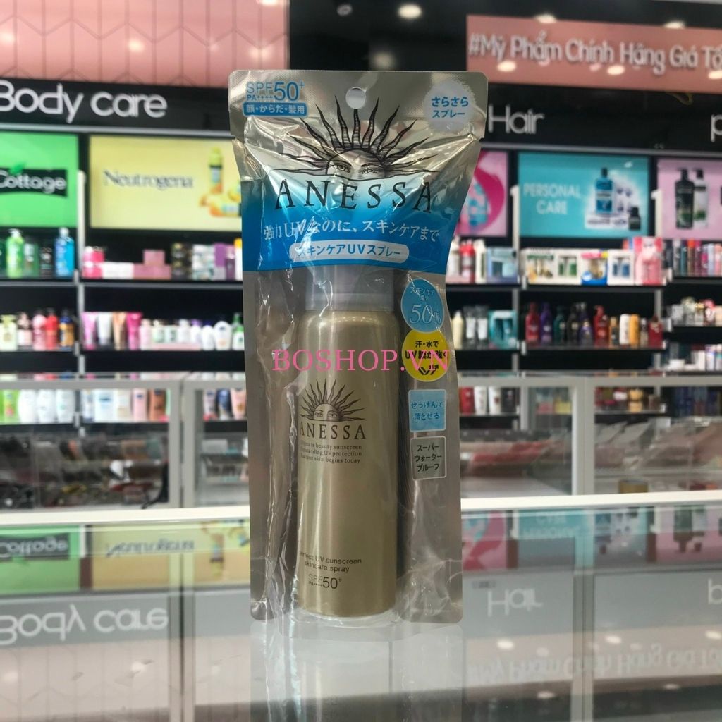 Xịt Chống Nắng Anessa Perfect UV Spray SPF50+ PA+++++ 60g