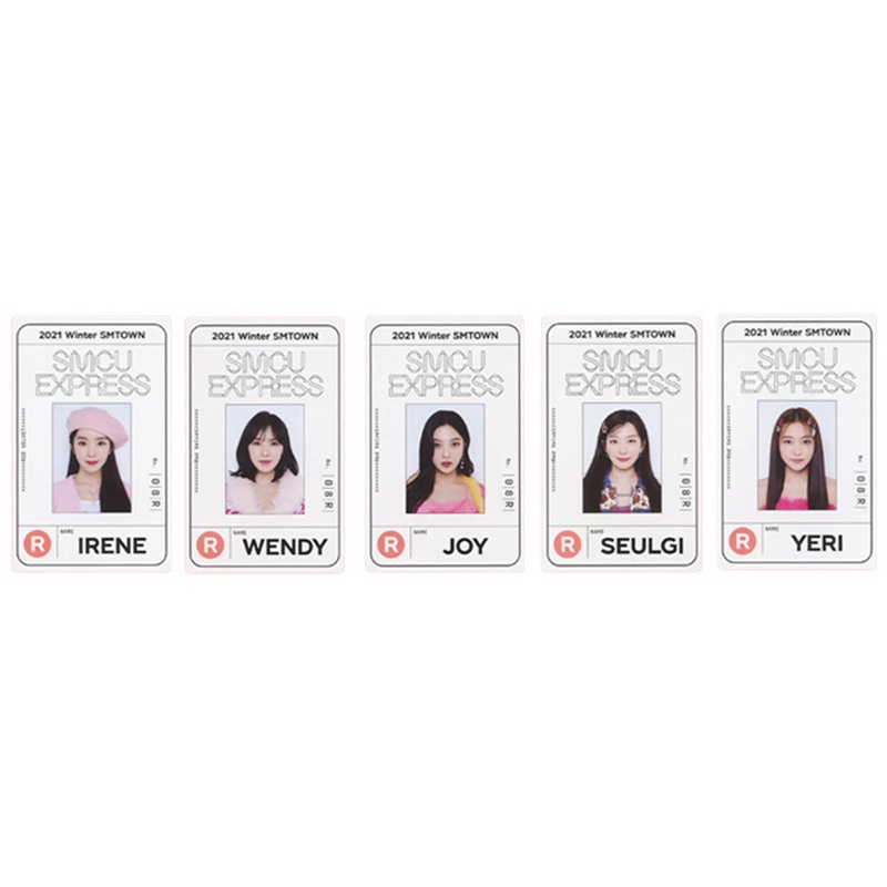 Bộ Thẻ Ảnh Lomo Hình Nhóm Nhạc Kpop Red Velvet 2021