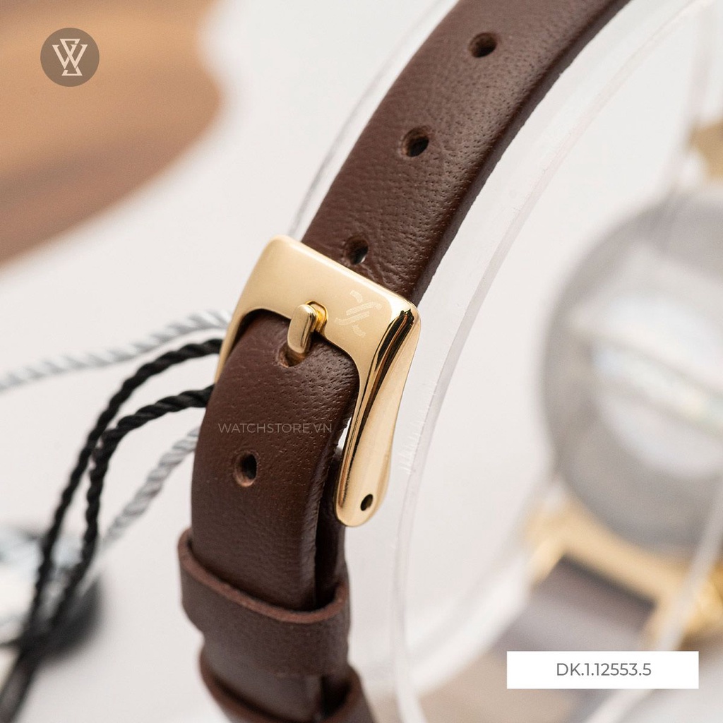 Đồng Hồ Quartz Nữ Daniel Klein WATCHSTORE DK.1.12553.5 Mặt Kính Khoáng 32mm, Dây Da Và Vỏ Thép Không Gỉ