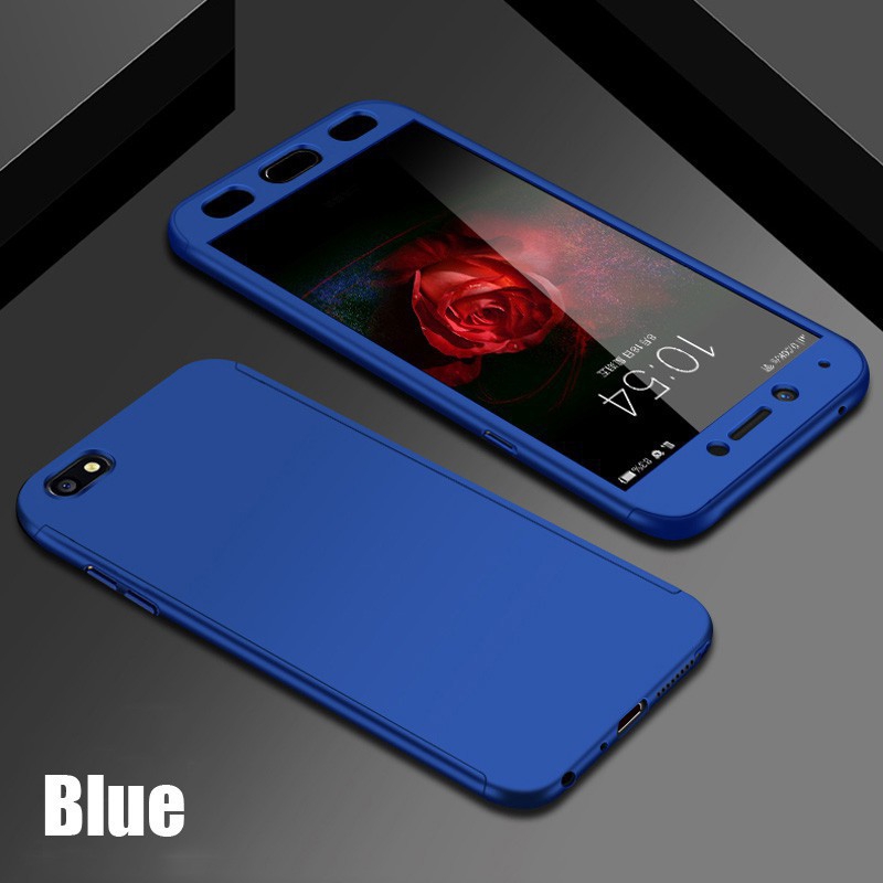 Ốp Điện Thoại Kính Cường Lực Cứng Bảo Vệ Toàn Diện 360 Độ Cho Oppo F9 F7 F5 A3S A7 A5S A37 F1S F11 A83 A9 A79 A73 A1