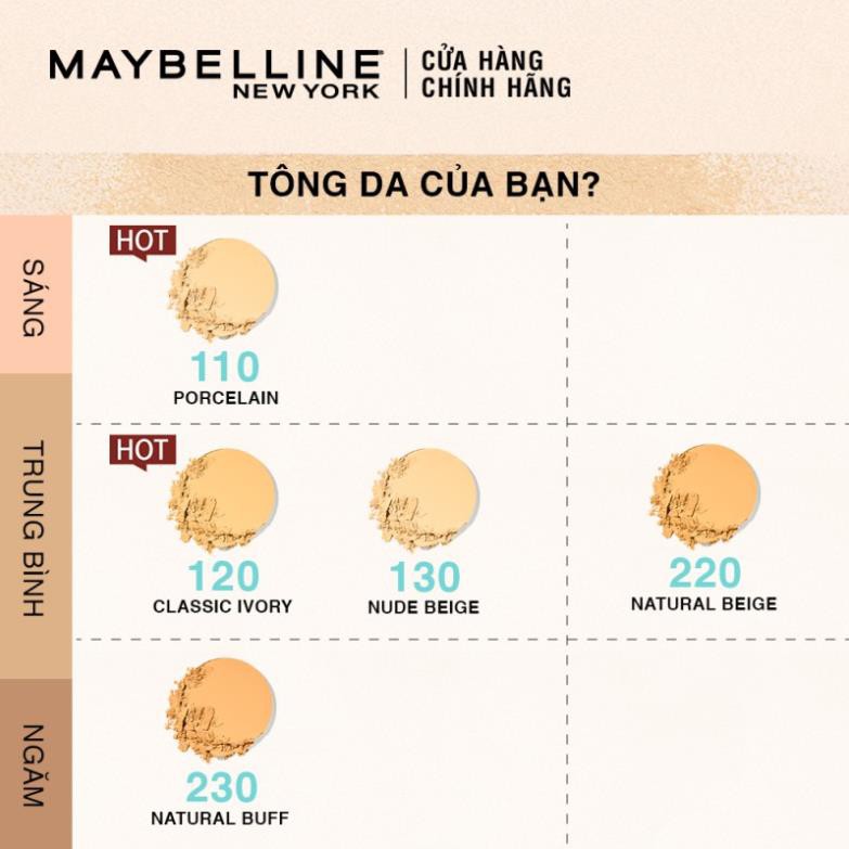 Phấn Phủ Mịn Nhẹ Kiềm Dầu Fit Me Matte Poreless Powder Maybelline New York 8.5g ZKM