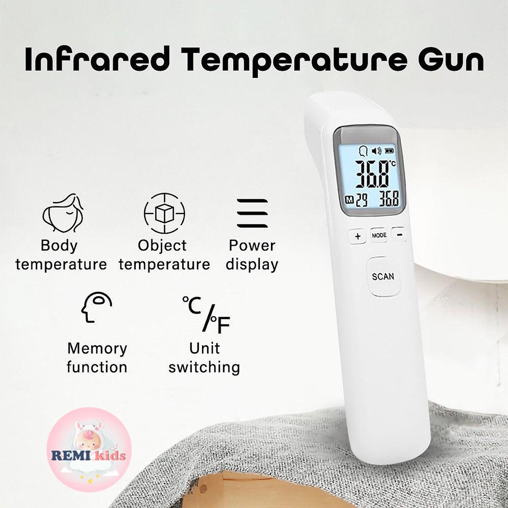 Nhiệt kế điện tử hồng ngoại đo trán cho bé Infrared