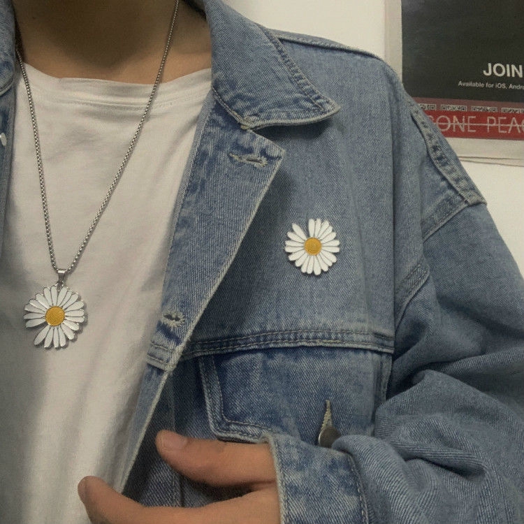Dây Chuyền Hợp Kim Mặt Hình Hoa Cúc Nhỏ Xinh Xắn
