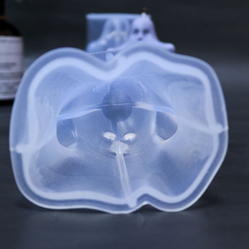 Khuôn Làm Nến Xà Phòng Handmade Silicone Hình Con Ma Kinh Dị