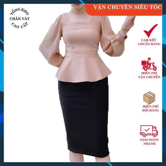 Ảnh Thật - Feedback Chân váy nữ dáng dài bút chì công sở đẹp co giãn 4 chiều Tổng Kho CV186 đầm cao cấp