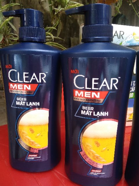 DẦU GỘI CLEAR MEN BEER MÁT LẠNH 650G