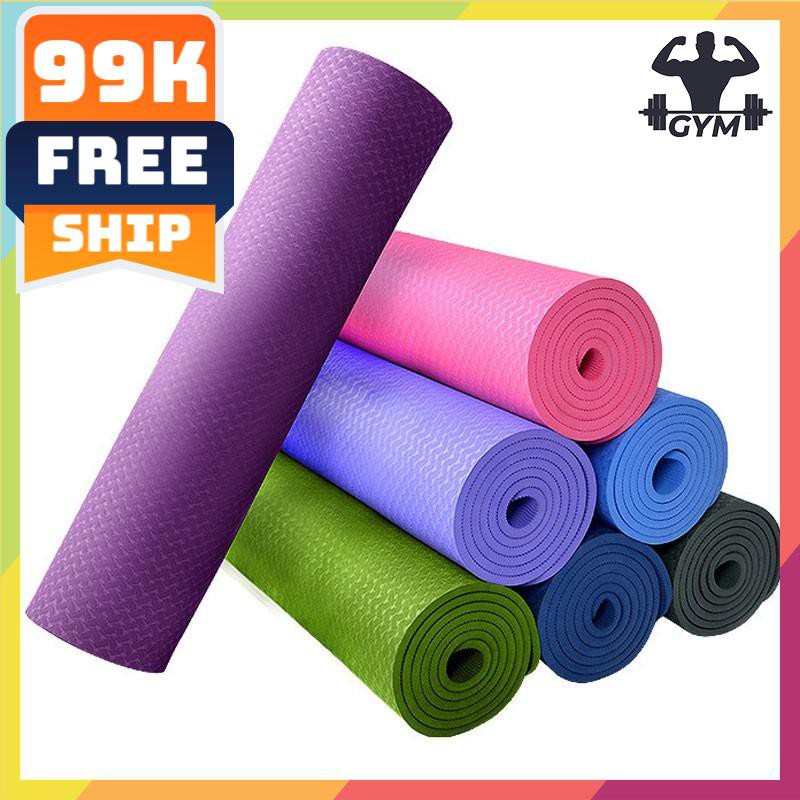 FLASH SALE🎁 Thảm Tập Yoga TPE cao cấp-Thảm yoga-giảm cân tốt-freeship 50k-giá rẻ vô địch-hà nội & tphcm