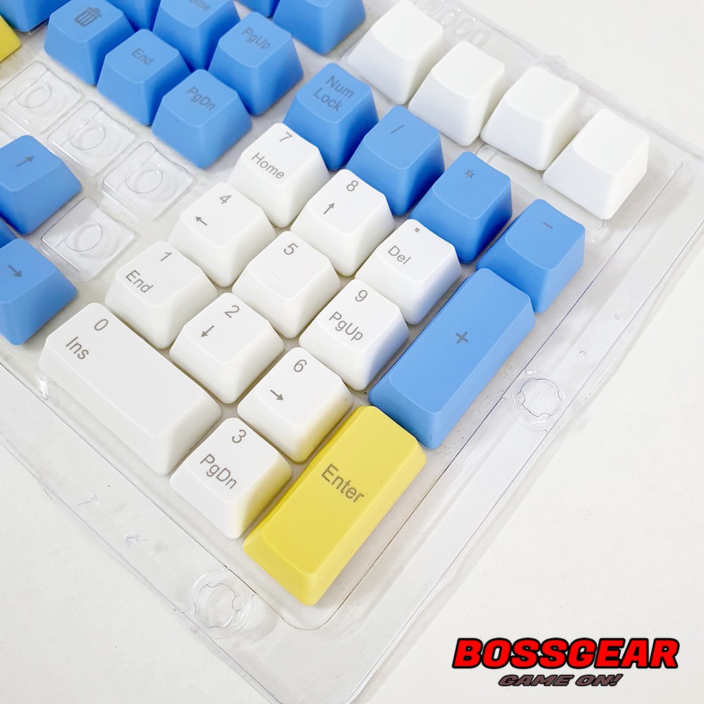 [Mã SKAMSALE03 giảm 10% đơn 200k] Keycap 108 Phím PBT Dye Sub Màu Chalk ( Thick PBT, OEM Profile, Ansi Layout)