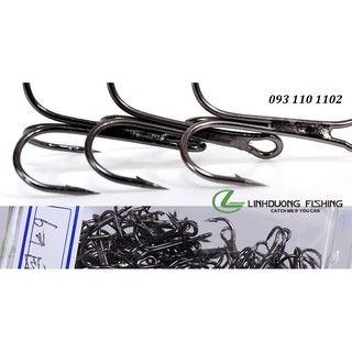Lưỡi câu 3 mồi giả, câu đơn