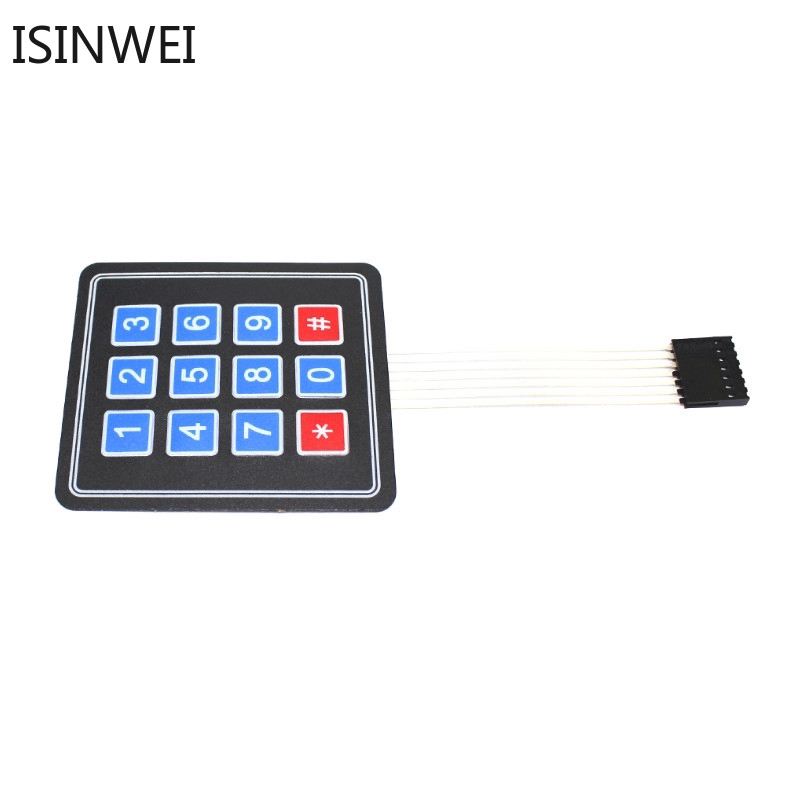 Bảng điều khiển bàn phím 3*4 Matrix công tắc MCU mở rộng