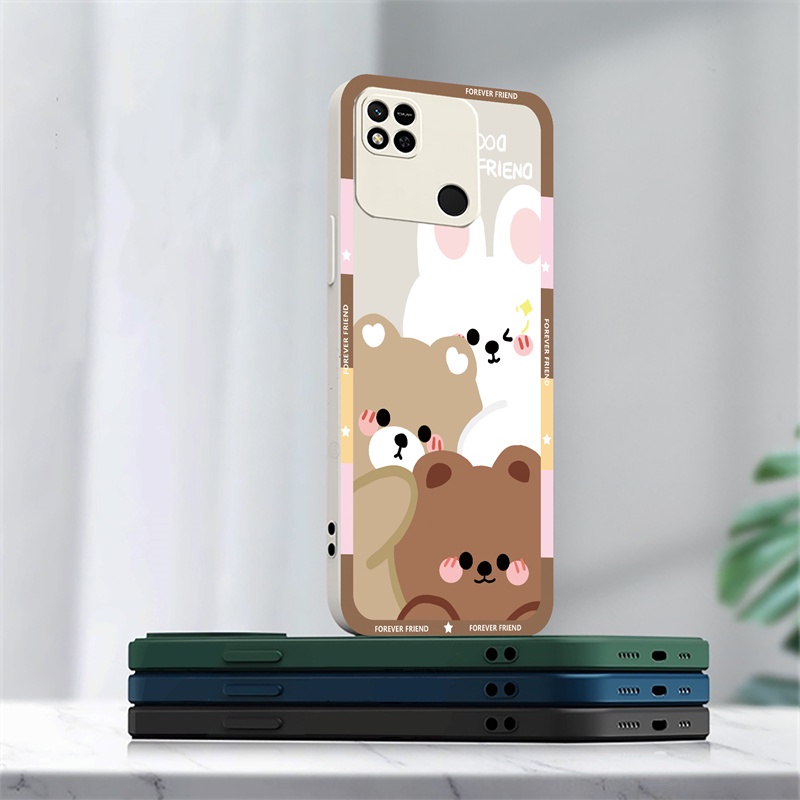 Ốp Điện Thoại Silicon Dẻo In Gấu Thỏ Redmi Note 11S 11 Pro Redmi 10C 10A 9C 9T 9A Note 10 5G Note 10S 9 8 7 Poco M3 Pro X3 Pro