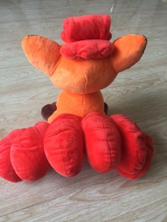 Gấu bông pokemon cáo 6 đuôi Vulpix lửa 35-43cm