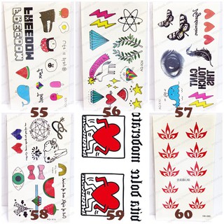 Combo 100 tấm tattoo sticker nhỏ