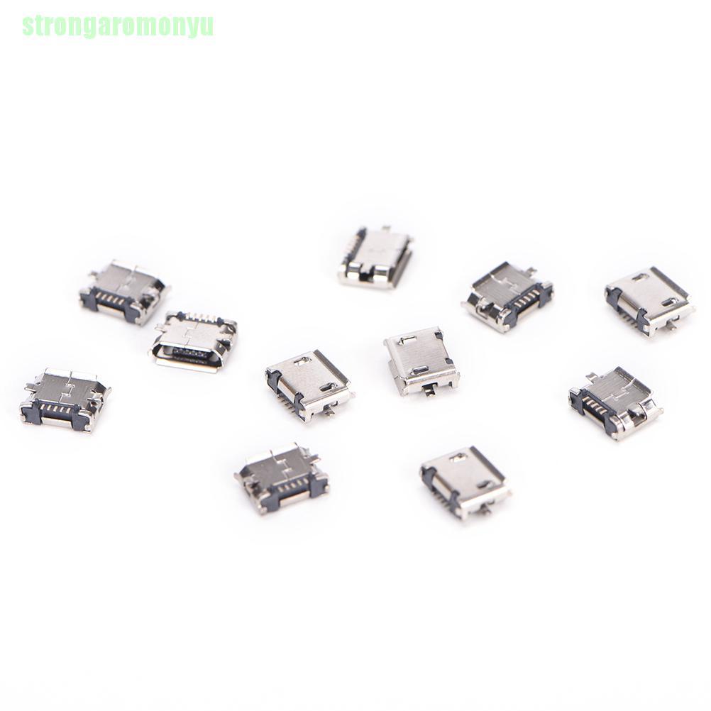 Set 10 Đầu Nối Micro Usb Type B 5 Pin 5 Pin