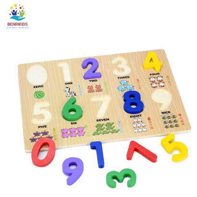 Bảng Song Ngữ Chữ Thường Bằng Gỗ Giúp Bé Học Chữ Cái