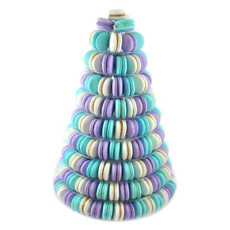 Giá Đỡ Trưng Bày Bánh Cupcake 10 Tầng Hình Tròn