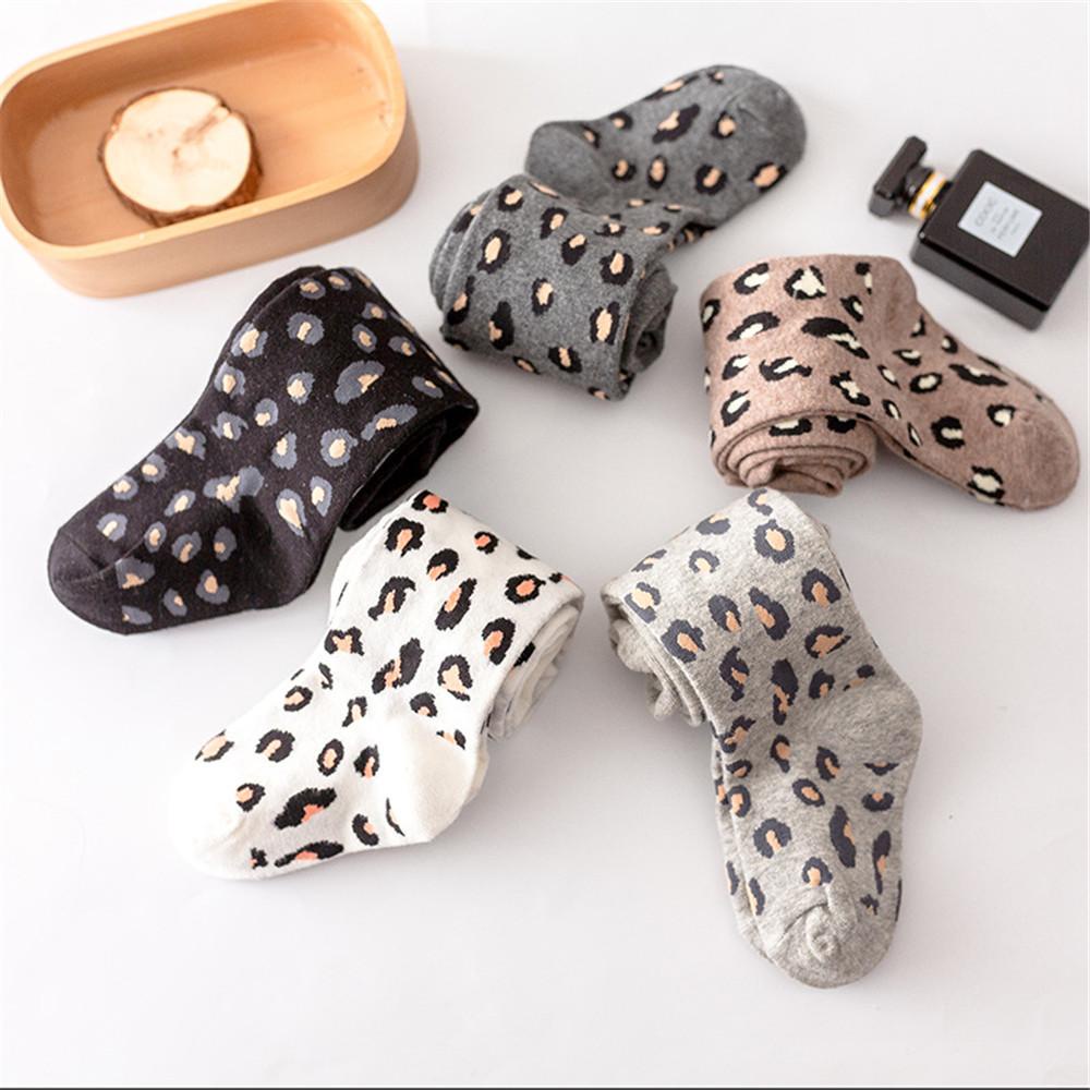 SUSANS Quần Tất Họa Tiết Da Báo Cho Bé Gái