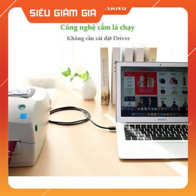 Cáp USB 3.0 Type A sang Type B tốc độ cao hàng chuẩn bóc máy