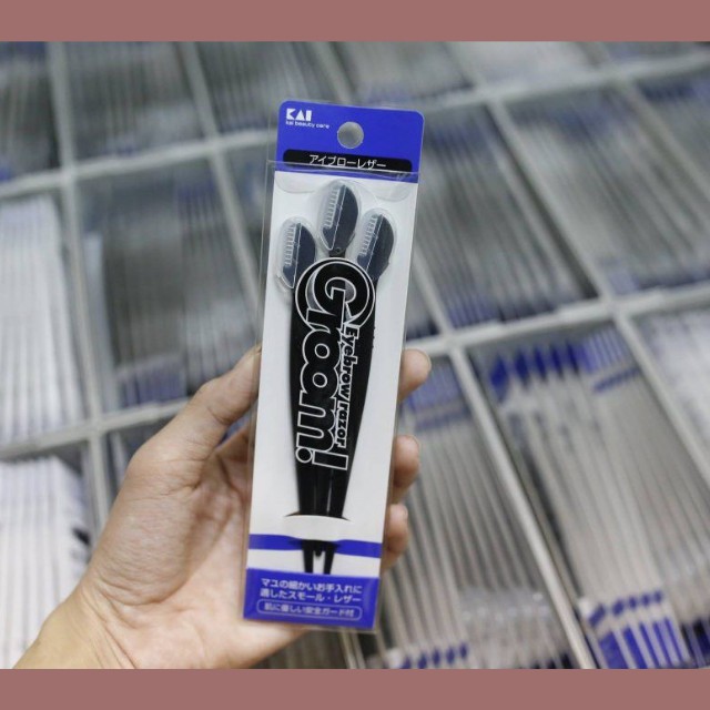 [HỘP 3 CÁI] Dao Cạo Lông Mày Kai Groom! Eyebrow Razor | BigBuy360 - bigbuy360.vn