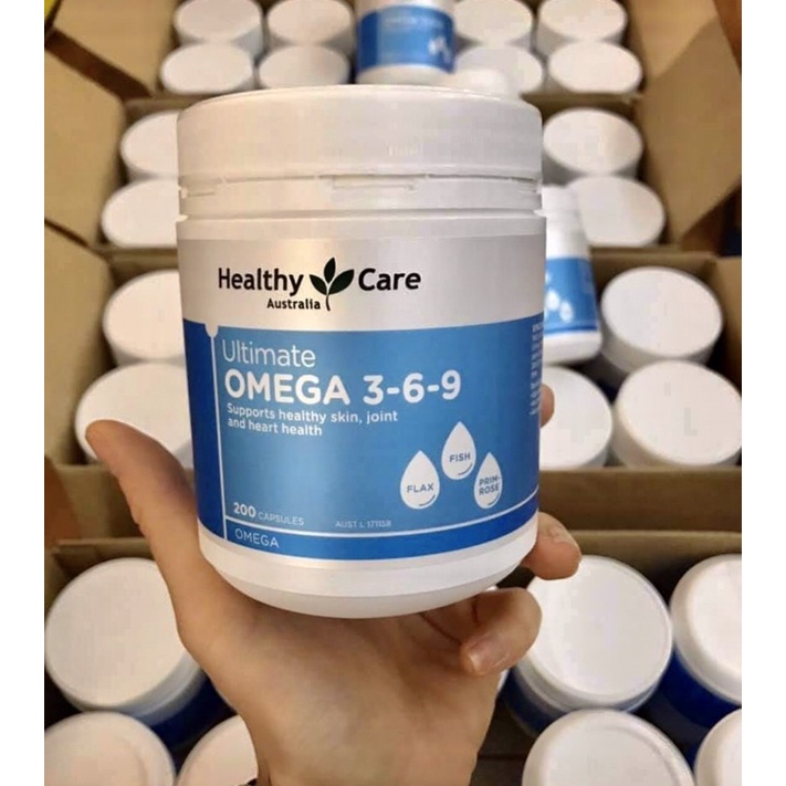 💙🐠 Viên uống Dầu cá Healthy Care Ultimate Omega 3-6-9 của Úc 200 viên🐠💙