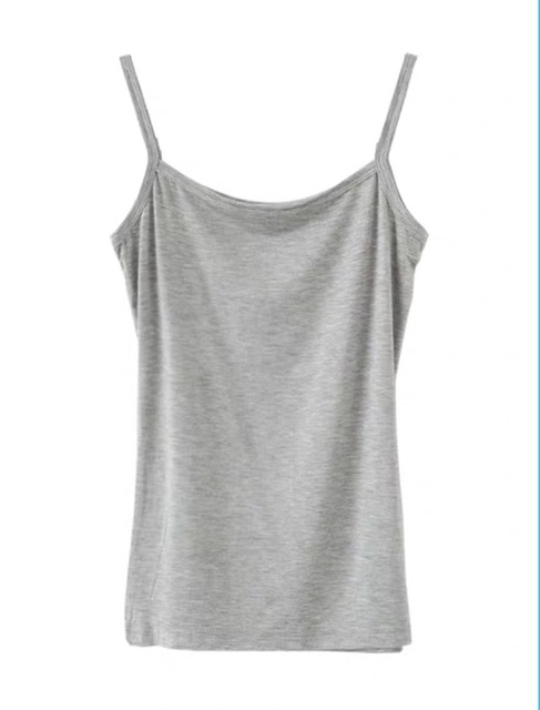 Áo Thun 2 Dây Nữ Dáng Ôm Thun Cotton Co Giãn Tốt