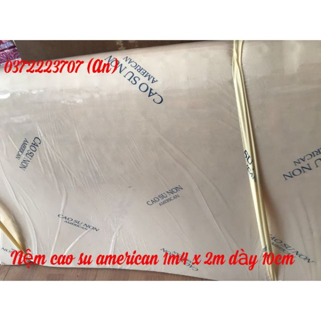 NỆM CAO SU AMERICAN 1M4 X 2M DÀY 1TẤT (10CM).