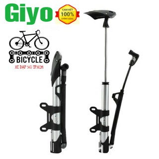 Bơm mini giyo gắn xe đạp siêu nhỏ cao cấp chính hãng